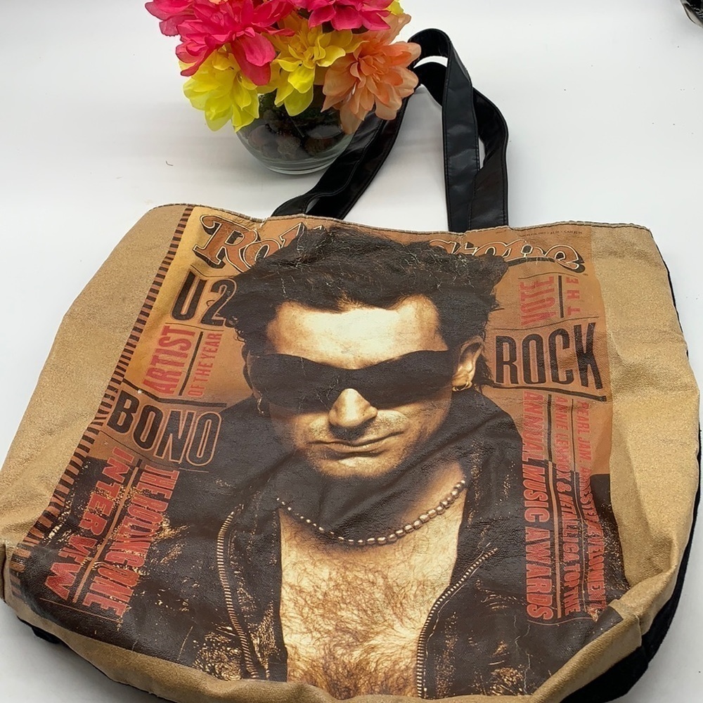 Rolling Stone Bono Tote Bag. TOT9366D